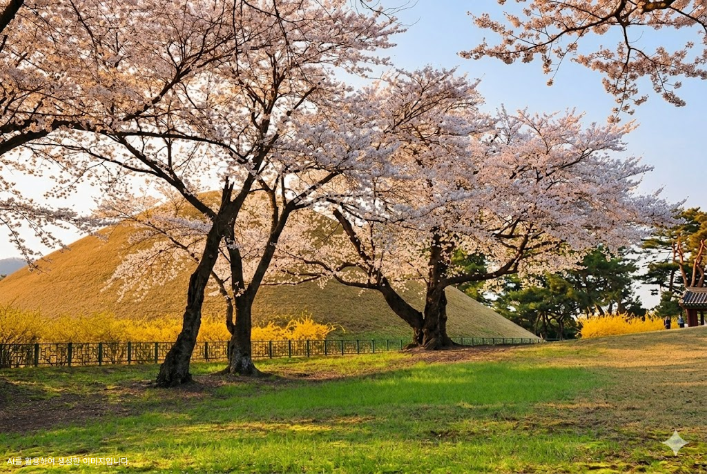 경주-벚꽃개화시기-경주-벚꽃-명소-추천-대릉원